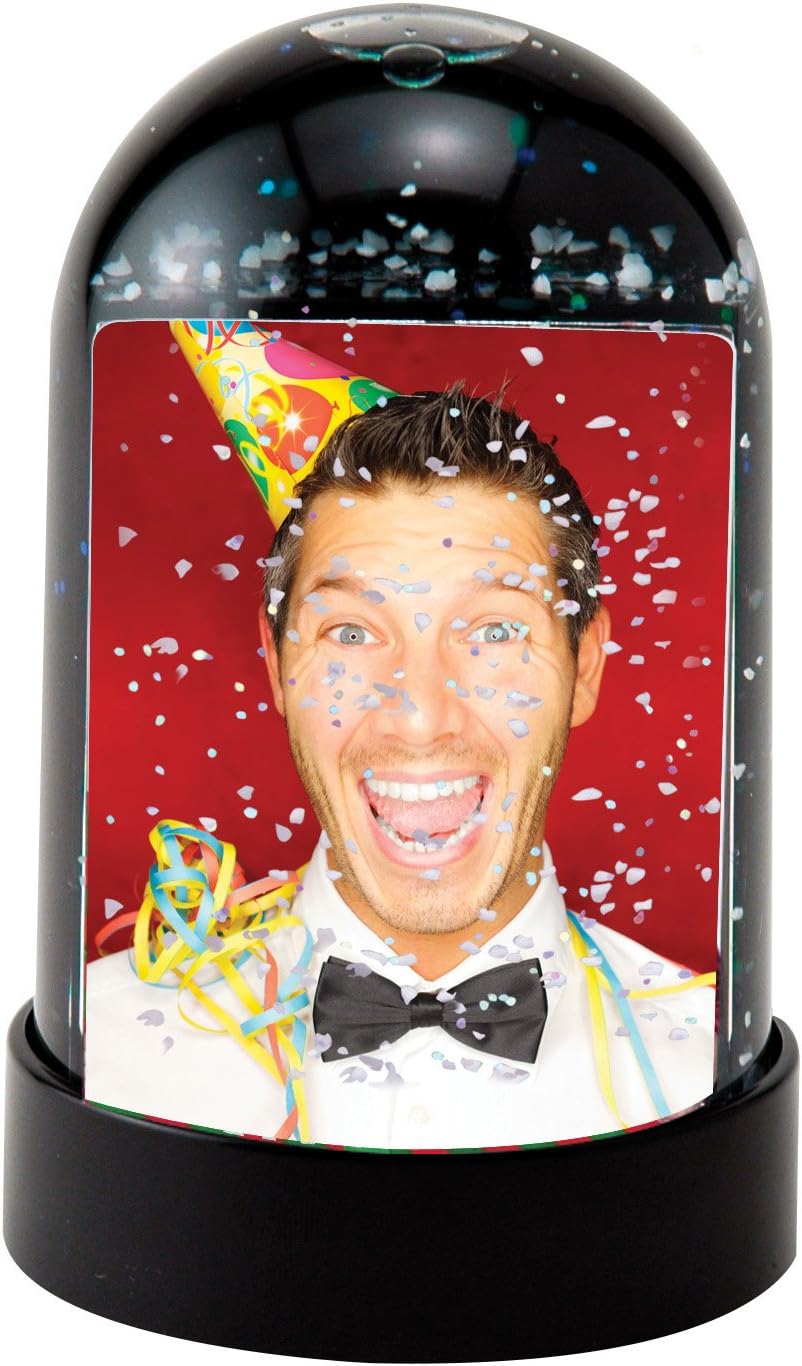Neil Enterprises, Inc 1.75" x 2.75" Black Vertical Photo Snow Globe