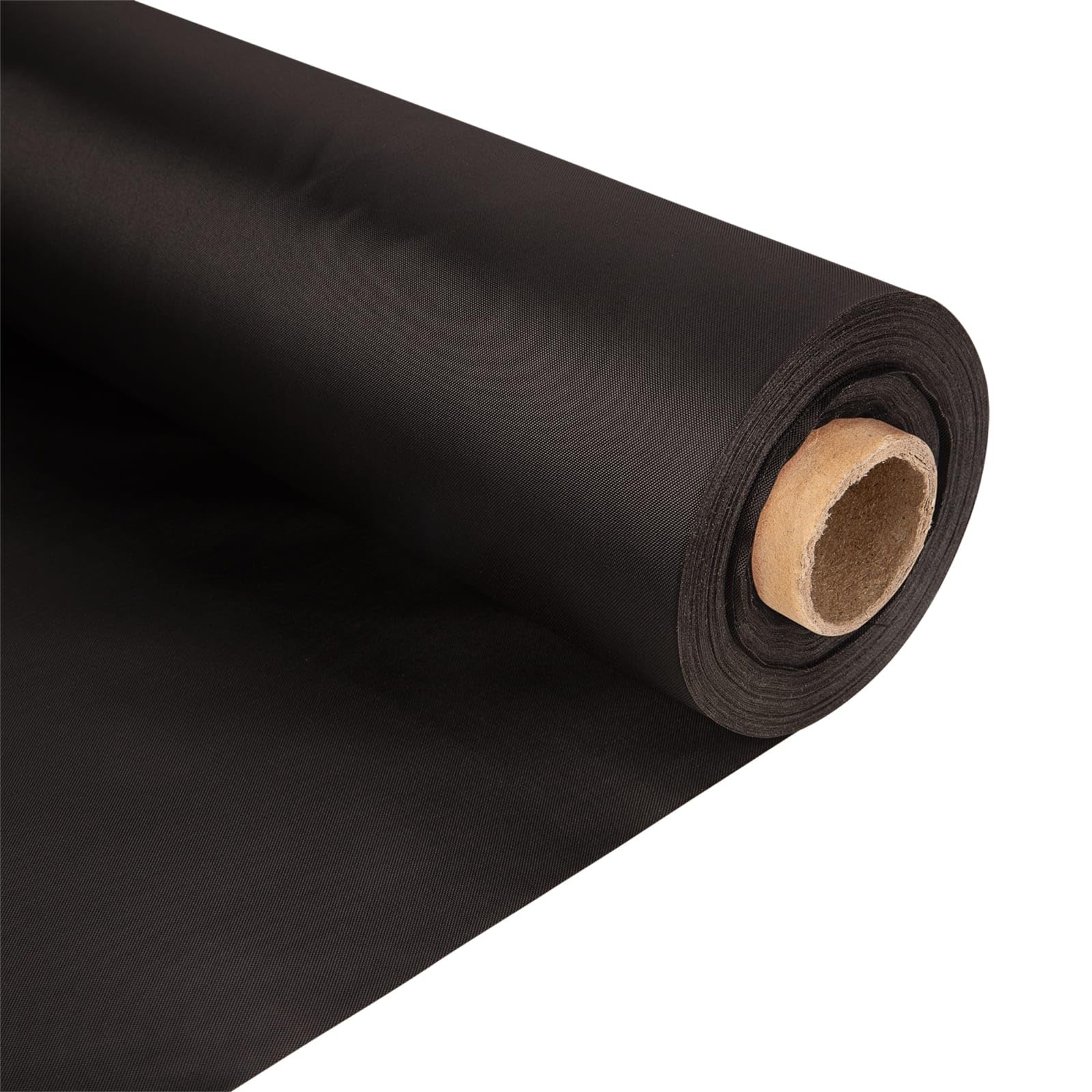 4 Oz Waterproof PU Polyurethane Canvas Fabric - 58 Inch Wide. Awning, Upholstery Material for Outdoor Furniture, Gazebo Covers, Shed Roofing (Black,5 Metre) — image 1