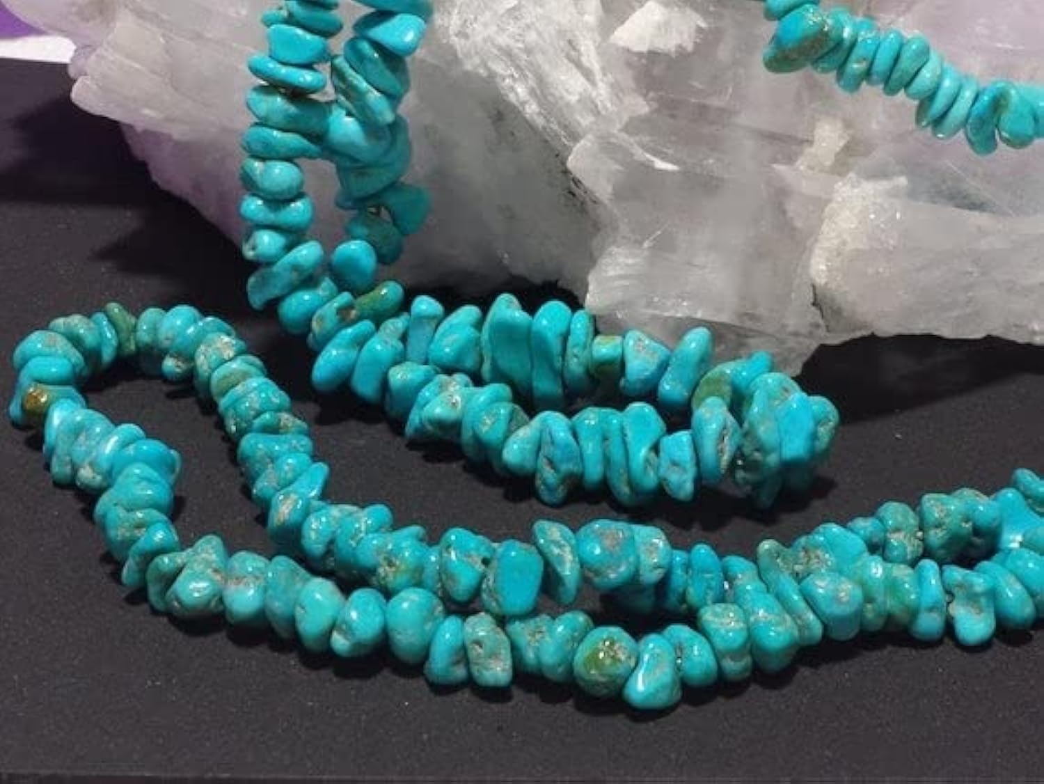 Perles Turquoise Sleeping Beauty d'Arizona naturelles de qualité supérieure pour bijoux fins