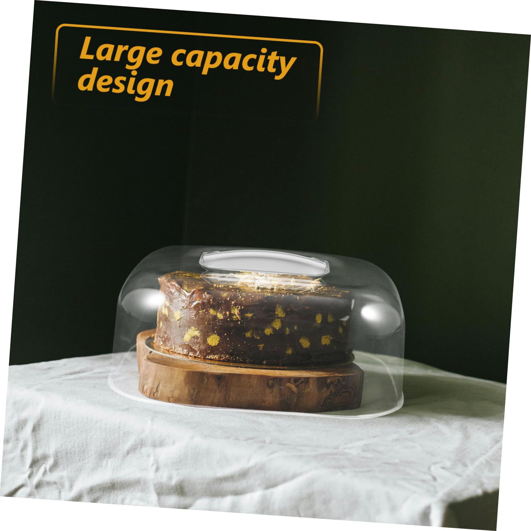 MAGICLULU 5 Pezzi Coperchio per Torta da Dessert Coperchio per Torta Coperchio per Torta Coperchio per Alimenti in Acrilico Coperchio per Esposizione