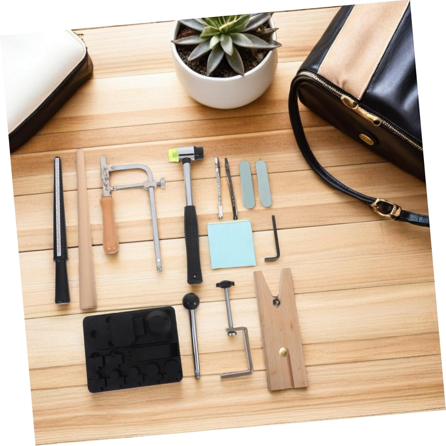 MOKKHNB リングベンダー 重量級 属製 リングエクスパンダーツール付き ジュエリー制作キット 精密測定器 簡単ハンドクラフト用