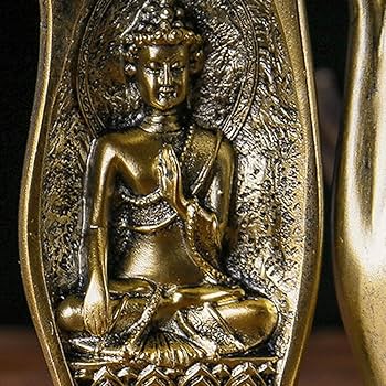 YOGA 金属製 仏像 坐像 約15cm 7aee26f89597fe105724047ba9481f