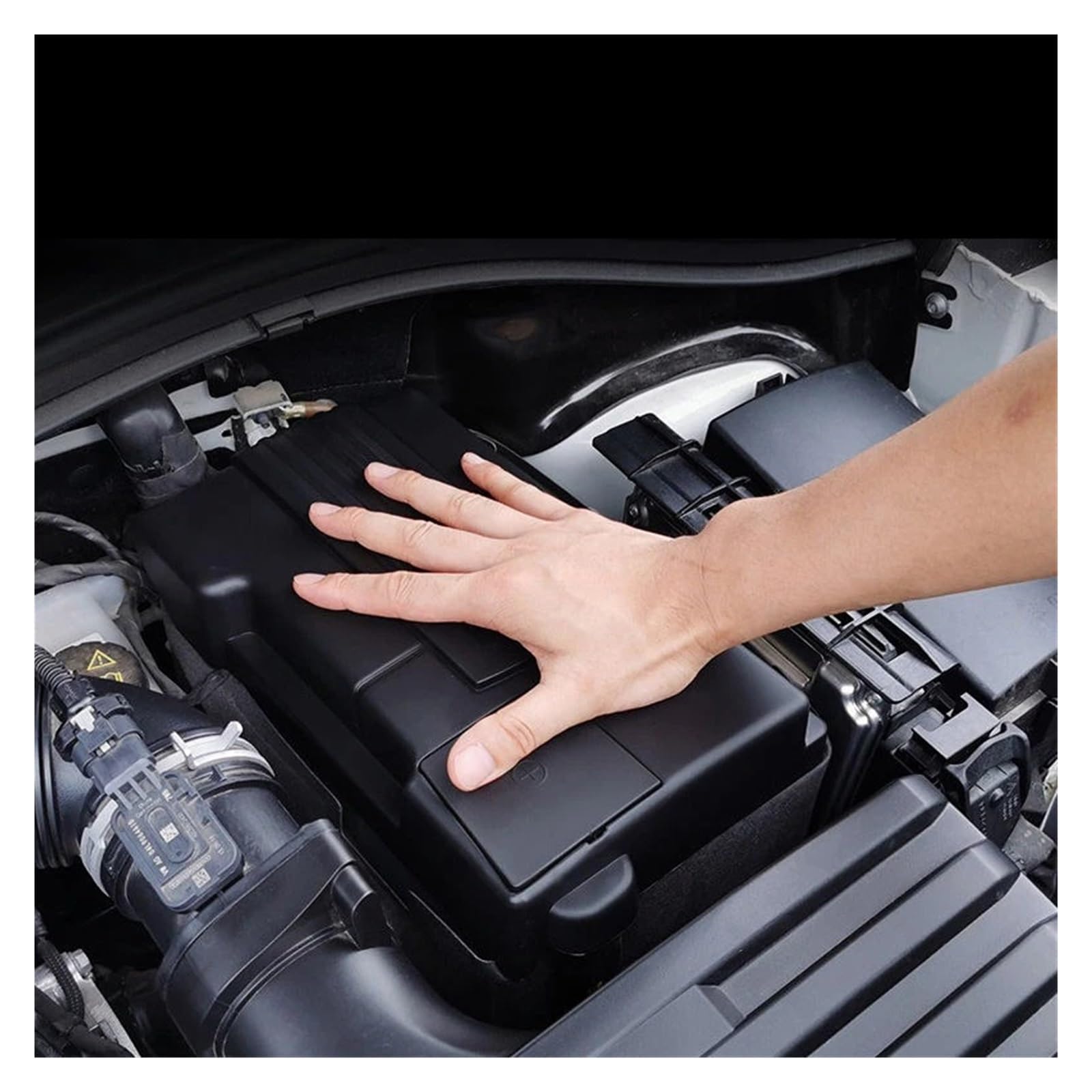 Housses protection for batterie voiture, adaptées à Volkswagen, à VW, à Lamando 2017-2021 couvrir la borne positive de la batterie de voiture