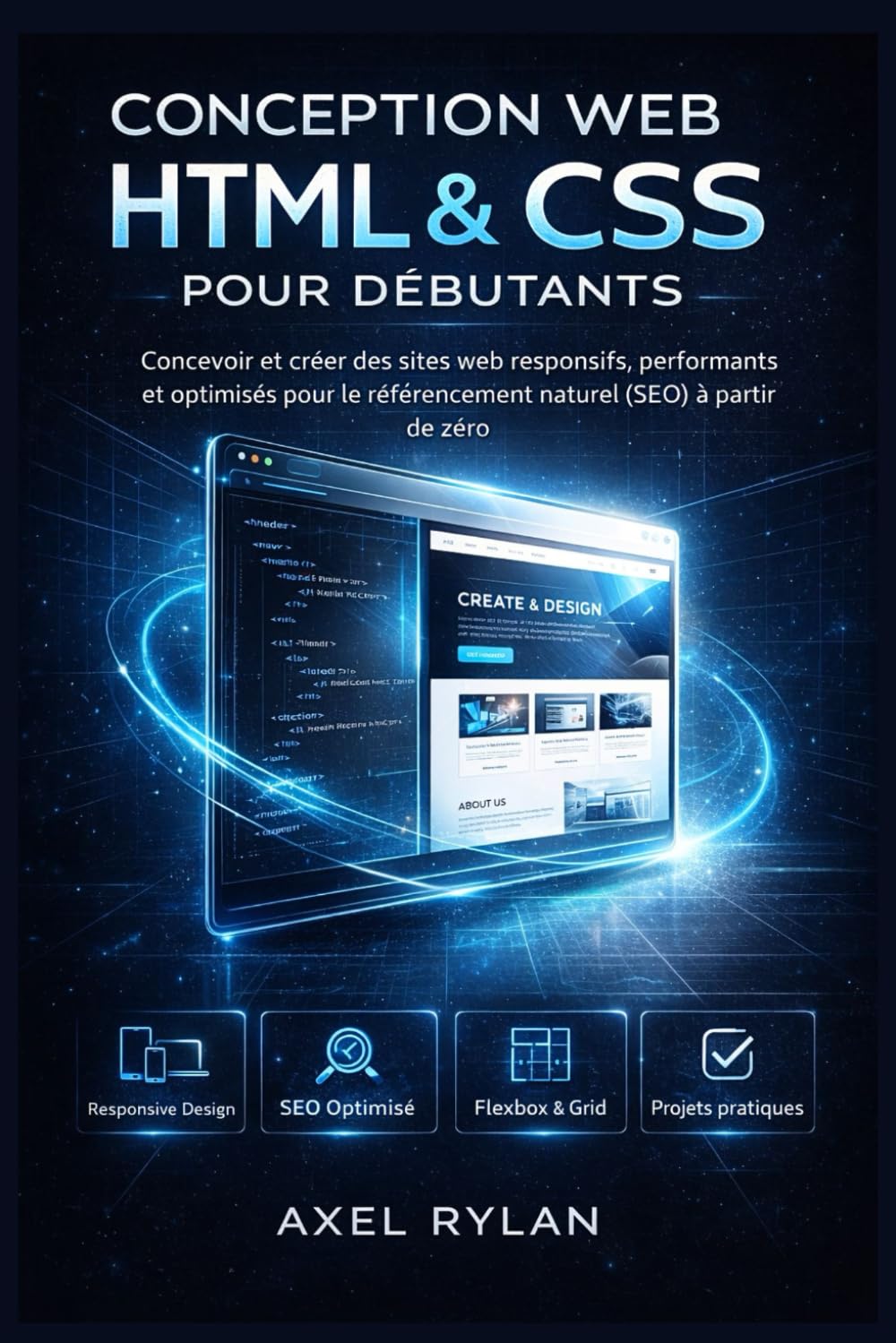 Conception web HTML et CSS pour débutants: Concevoir et créer des sites web responsifs, performants et optimisés pour le référencement naturel (SEO) à partir de zéro.