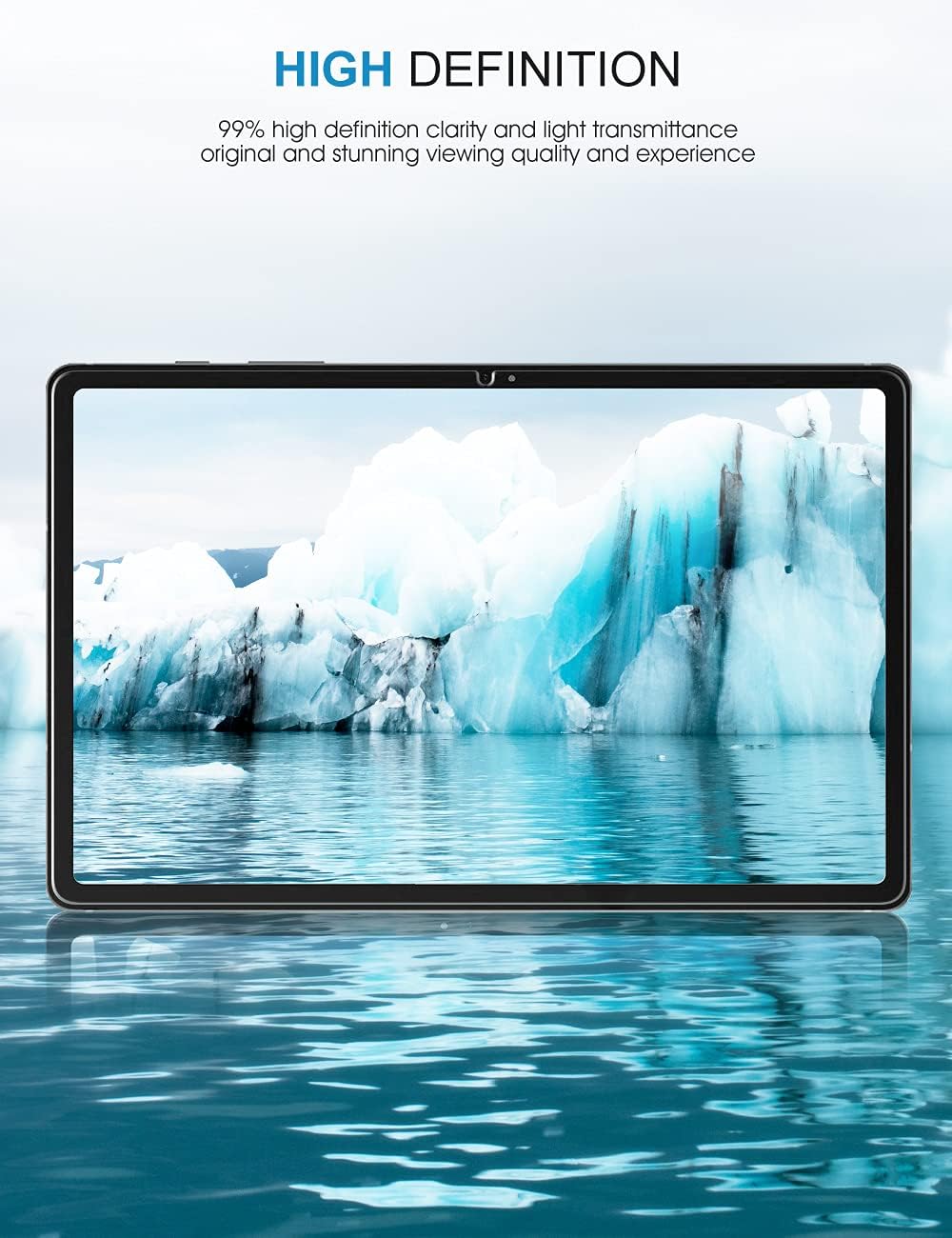 [2 Pack ] SPARIN Screen Protector Compatible with Samsung Galaxy Tab S7 FE 2021 / Galaxy Tab S7 Plus, Tempered Glass/S Pen Compatible/Anti-Scratch/Bubble Free : Electronics