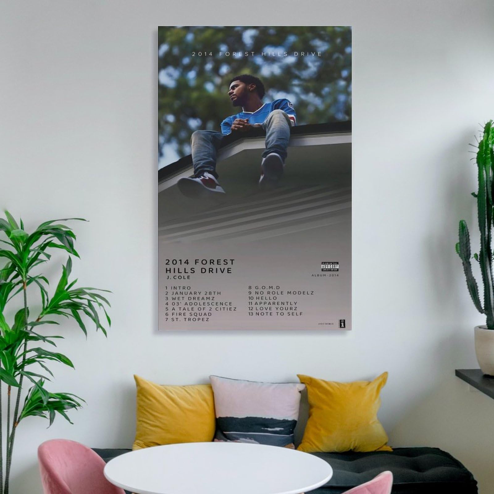 KGXUELING 2014 Forest Hills Drive by J. Cole Canvas Poster Wall
