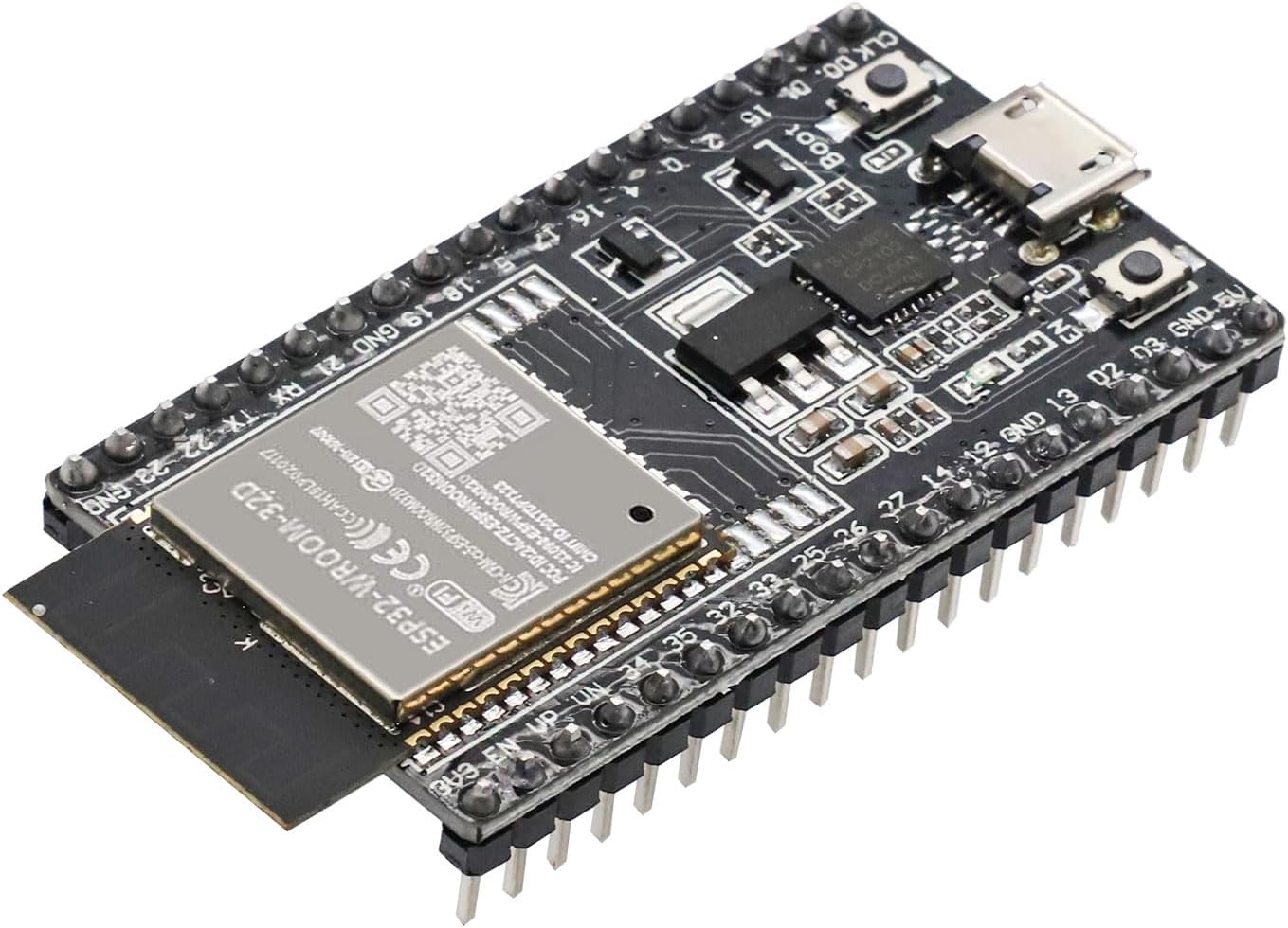 ESP-32 DevKitC ESP-32 Development Board NodeMCU-32 ESP-WROOM 32D CP2102 Chip Successor module of the ESP-32 DevKit compatible with IDE