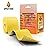 Sparthos Kinesiology Tape - Incredible Support for Athletic Sports and Recovery - Free Kinesio Taping Guide! - Shoulder Ankle Rock Back Blister Knee Muscle Pain Wrap - Uncut (Sunny Yellow)