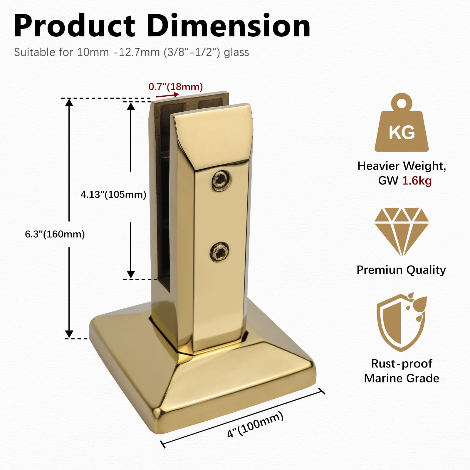 Soluciones Soportes Para Paneles De Vidrio Duraderas Y Elegantes Para Compradores Globales