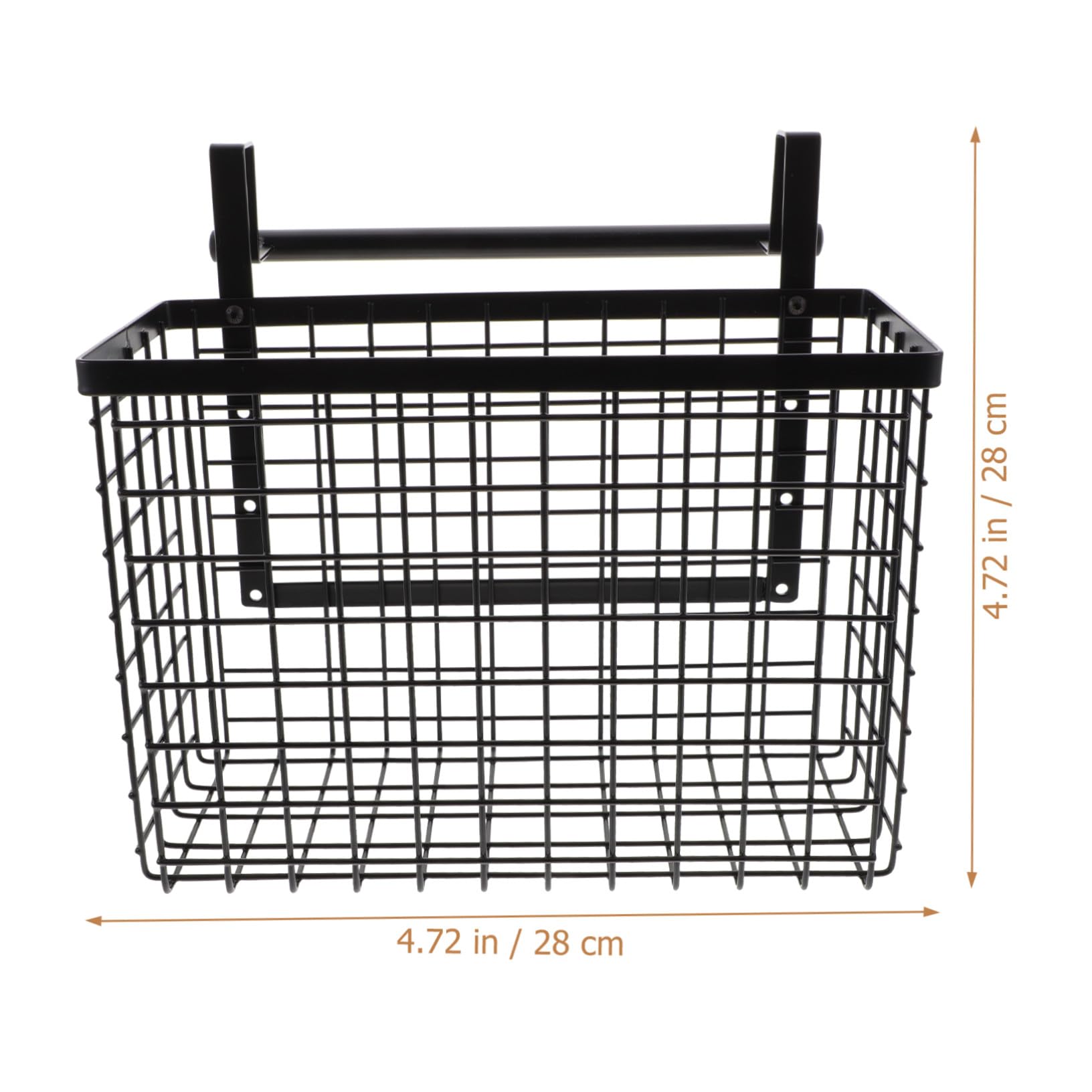 ULTECHNOVO Cesta Colgante Fácil de Instalar de Acero al Carbono para Cocina Organizador de Pared y Ahorro de Espacio, Adecuado para Armarios y Estantes de Cocina