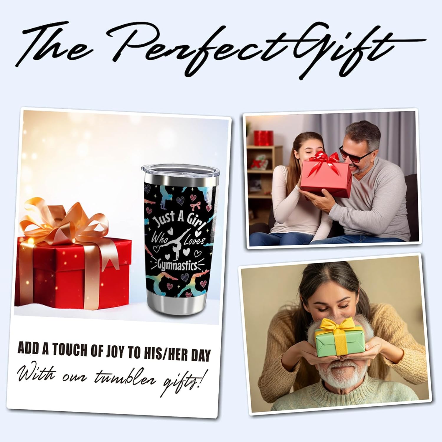 Gymnast Gifts Just A Girl Who Loves Gymnastics 20oz Tumbler with Lid and Straw Stainless Steel Gymnast Nutrition Facts Insulated Tumblers Gymnastics Coach Gift (Gymnast Nutrition Facts) - Image 7