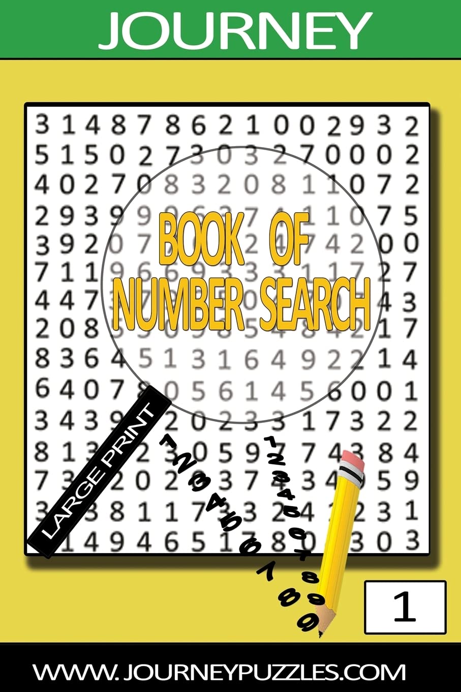 Journey Number Search: Volume 1 (Journey Number Search Puzzles)