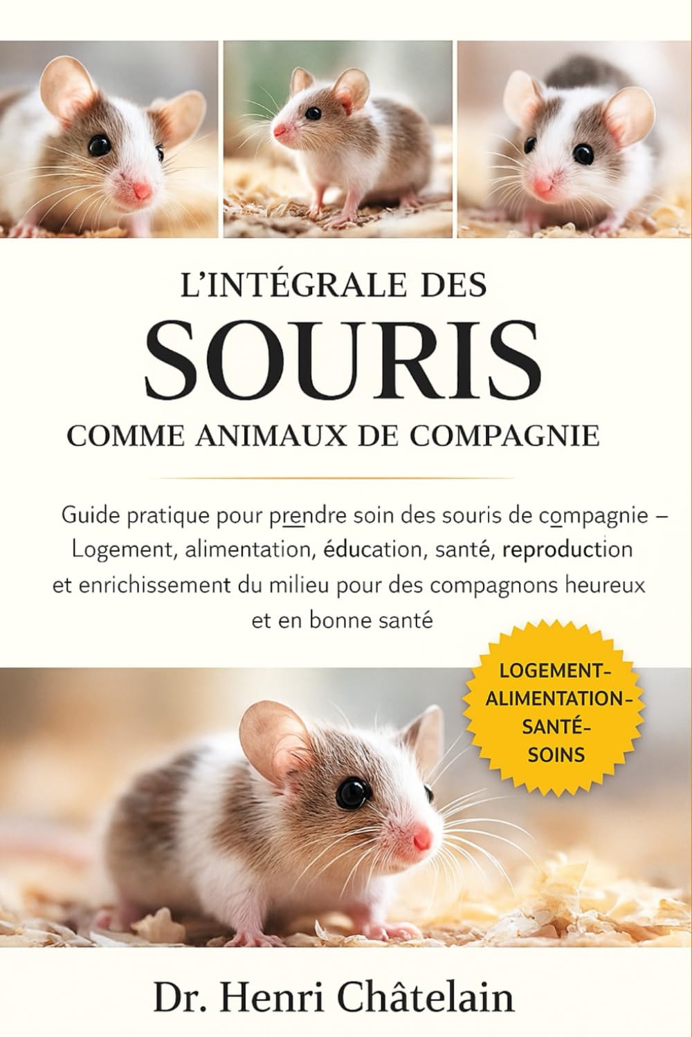 L'INTÉGRALE DES SOURIS COMME ANIMAUX DE COMPAGNIE: Guide pratique pour prendre soin des souris de compagnie — Logement, alimentation, éducation, ... pour des compagnons heureux et en bonne santé
