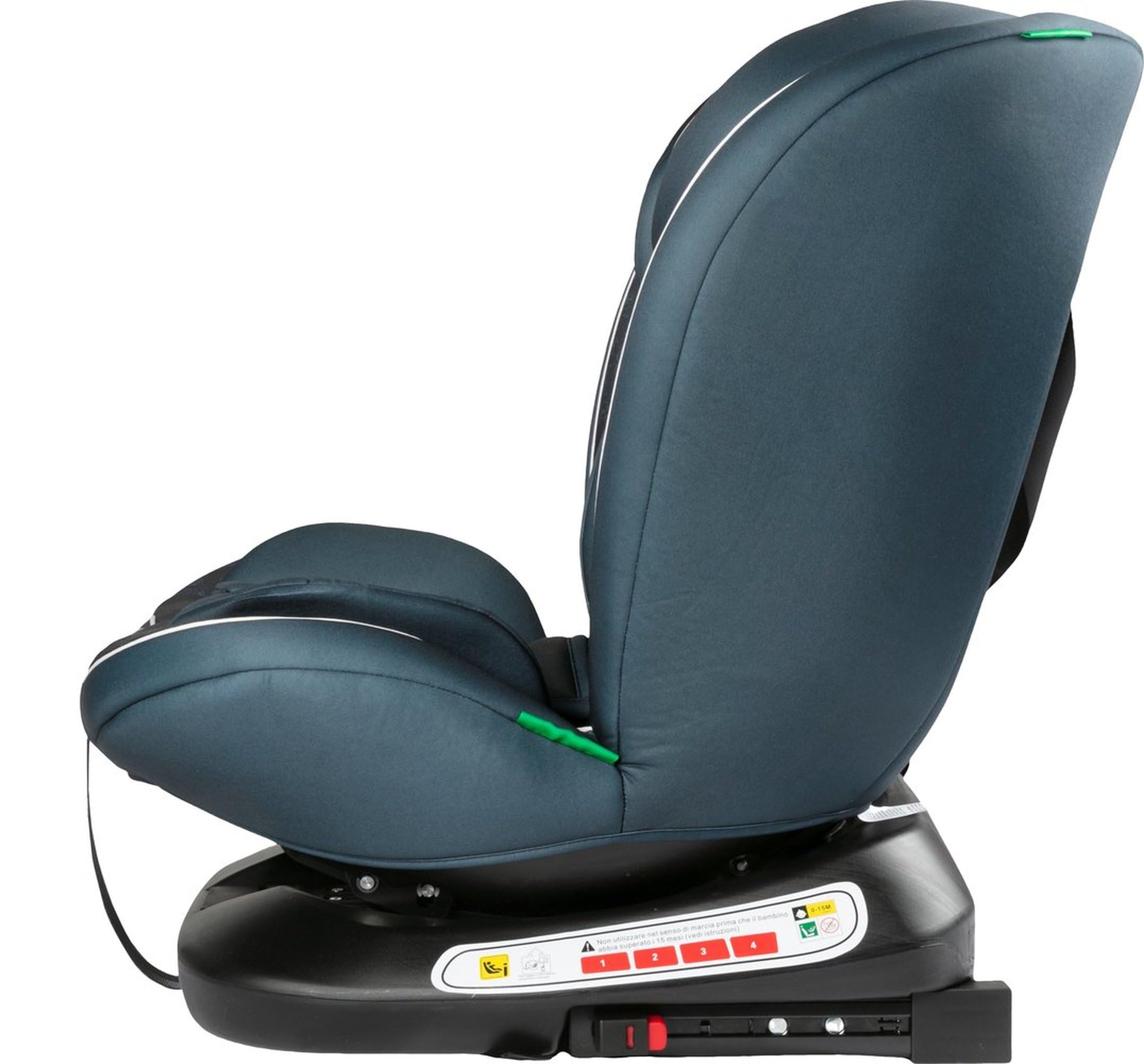Siège auto I-Size 40-150 cm, siège auto pour enfant pivotant à 360°, avec crochets Isofix, groupe 0-1-2-3, environ 0-12 ans (0-36 kg), réglable en hauteur, inclinable (Chiots)