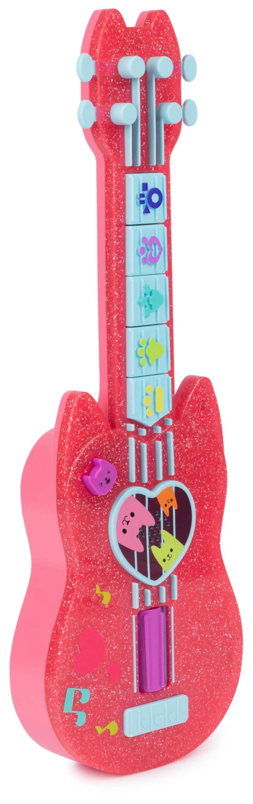 Gabby et la Maison Magique - Gabby Dollhouse - Ukulélé Interactif - Guitare Enfant - Chansons Effets Sonores - Dessin Animé Jouet Maison De Poupée - Jouet Enfant 3 Ans Et +