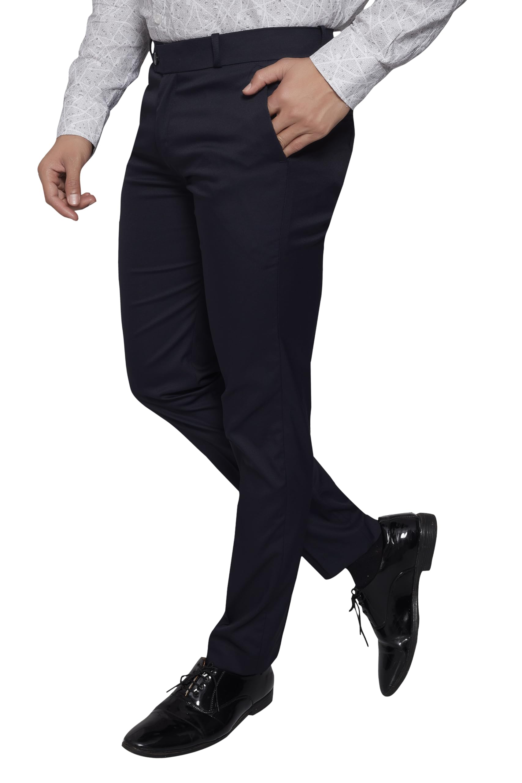 divisive Men's Regular Fit Poly Lycra Stretchy Formal Trouser-picture-40