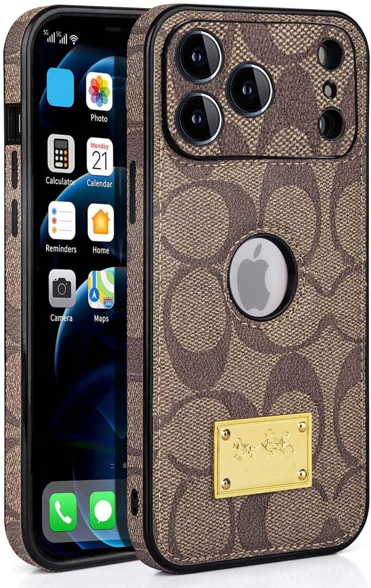 iPhone 17 Pro Max Case with Camera Lens Protector, Luxury Designer