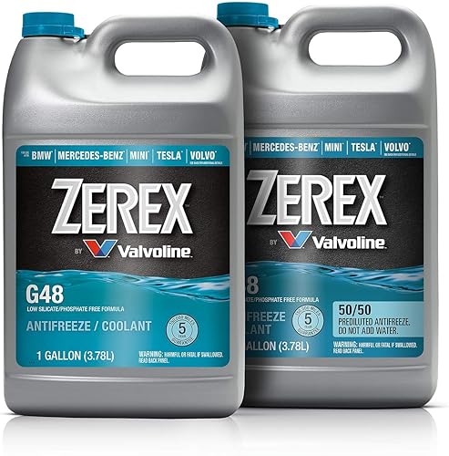 Miniatura 4 de Valvoline Zerex G48 Low SilicatoFosfato Libre 5050 Listo para Usar AnticongelanteRefrigerante 1 GA, Caja de 6