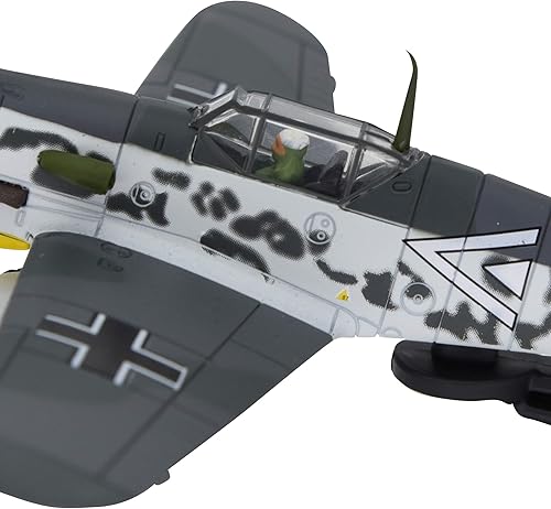 Miniatura 7 de TANG DYNASTY (TM) 172 Messerschmitt Bf-109F-4 Fighter Attack Modelo de avión de metal, Luftwaffe de la Segunda Guerra Mundial 1942, modelo de avión