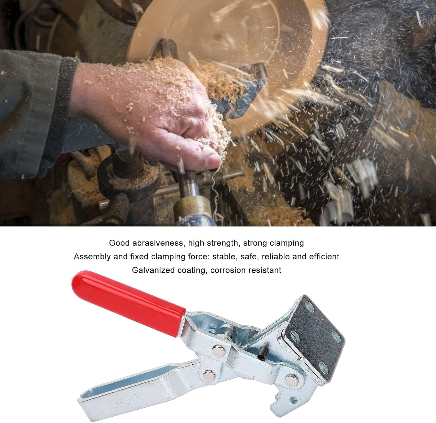 Vertical Quick Release Toggle Clamp, Hold Down Toggle Clamp,Woodworking Jigs, Holding Capacity for Woodworking Machine GH 10247 450KG