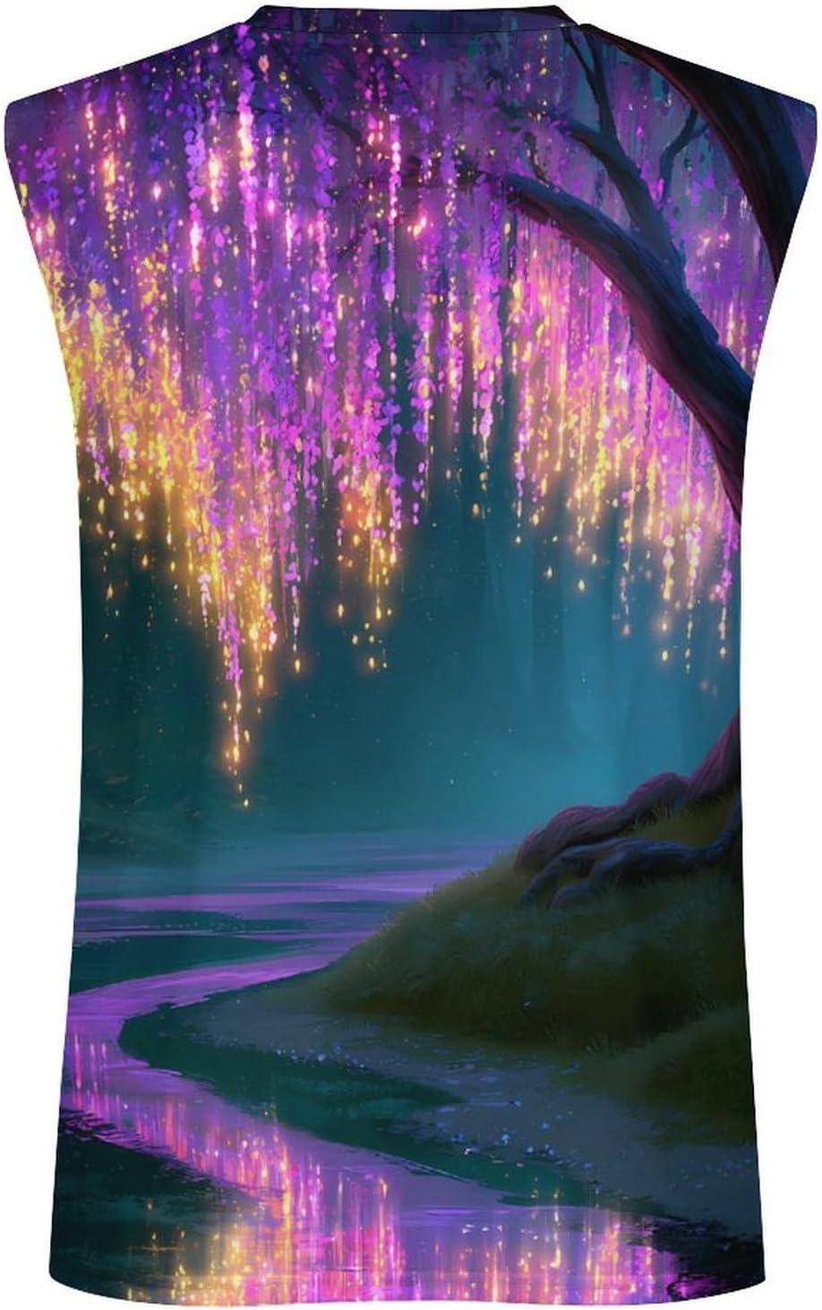 Magical Willow Tree Men's Sleeveless Shirt Small