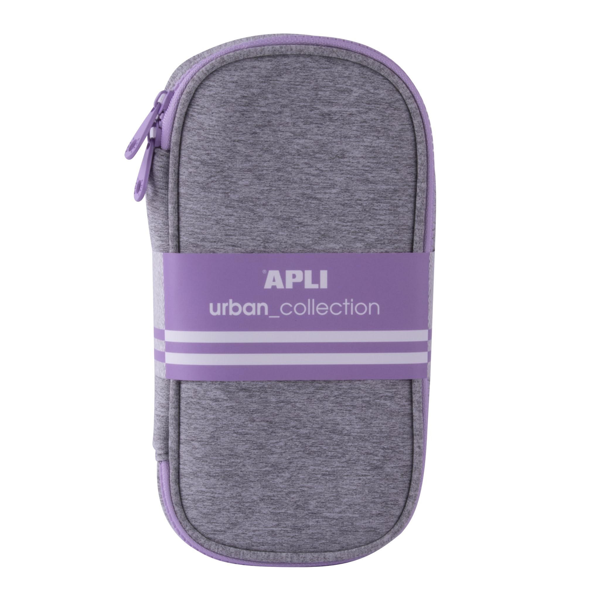 APLI 20416 - Urban Collection Neoprene Pencil case with Purple fintion