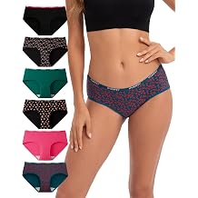 INNERSY Ladies Underwear Cotton Pants for Women Comfy Knickers Multipack 6