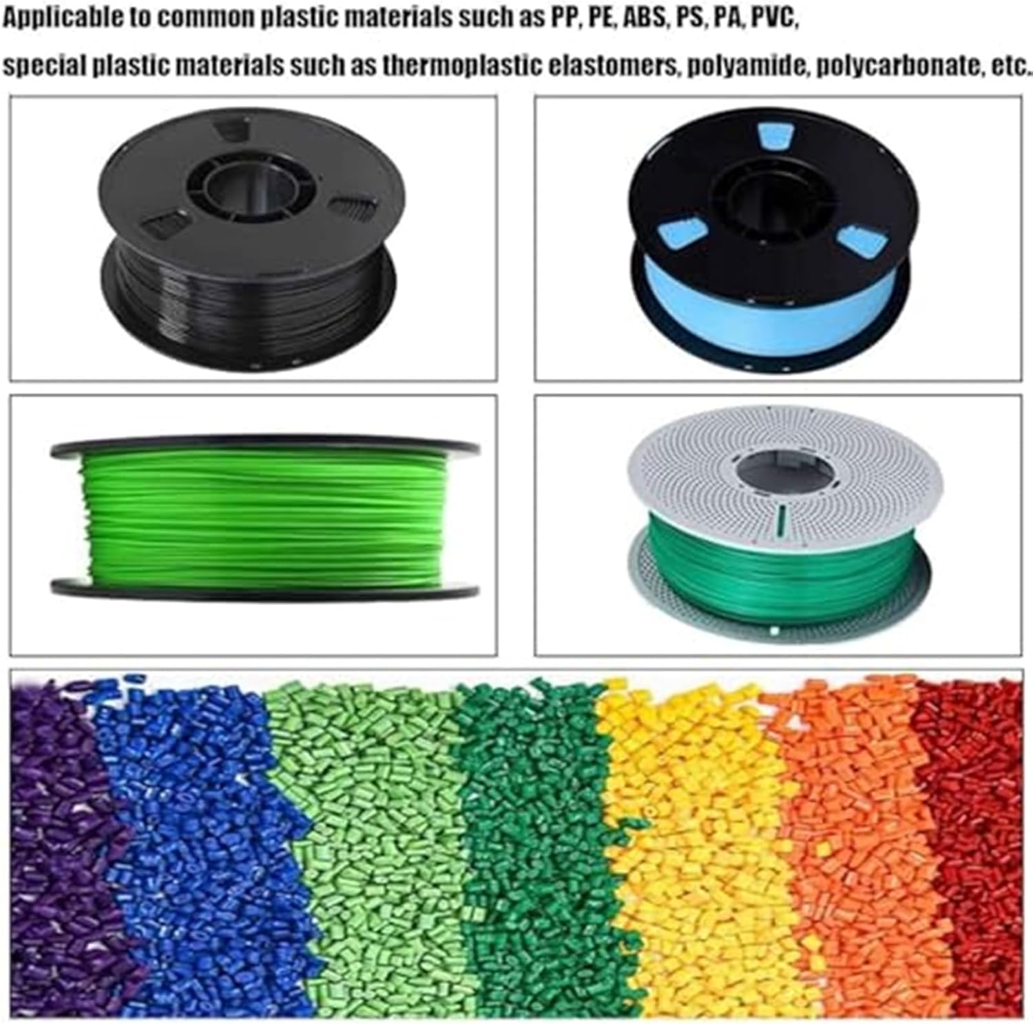 3D Printer Filament Extruder & Recycler Machine - Professional Desktop Filament Maker for PLA, ABS, PVA, PETG - Eco-Friendly Recycling for Failed Prints Fiber Winding