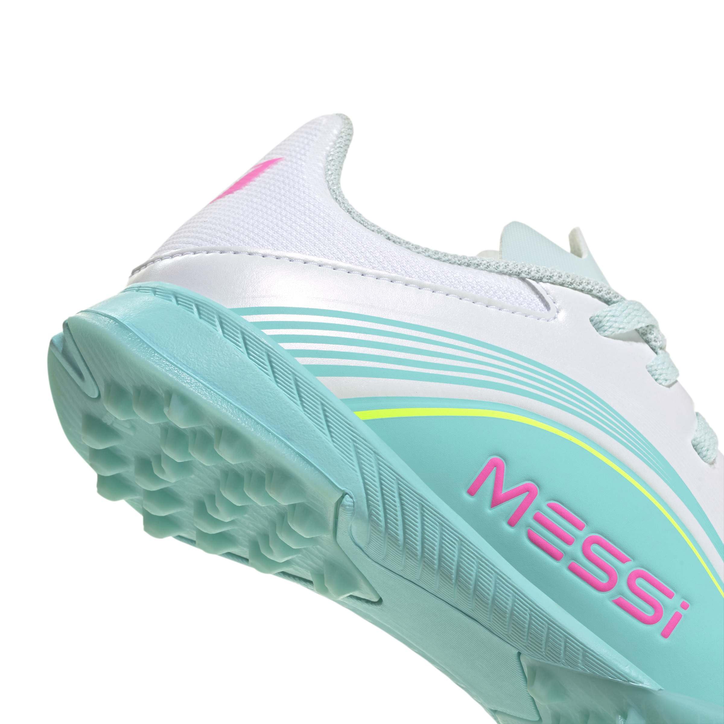 adidas Unisex Kids' Botas de fútbol F50 Messi League para moqueta para niños