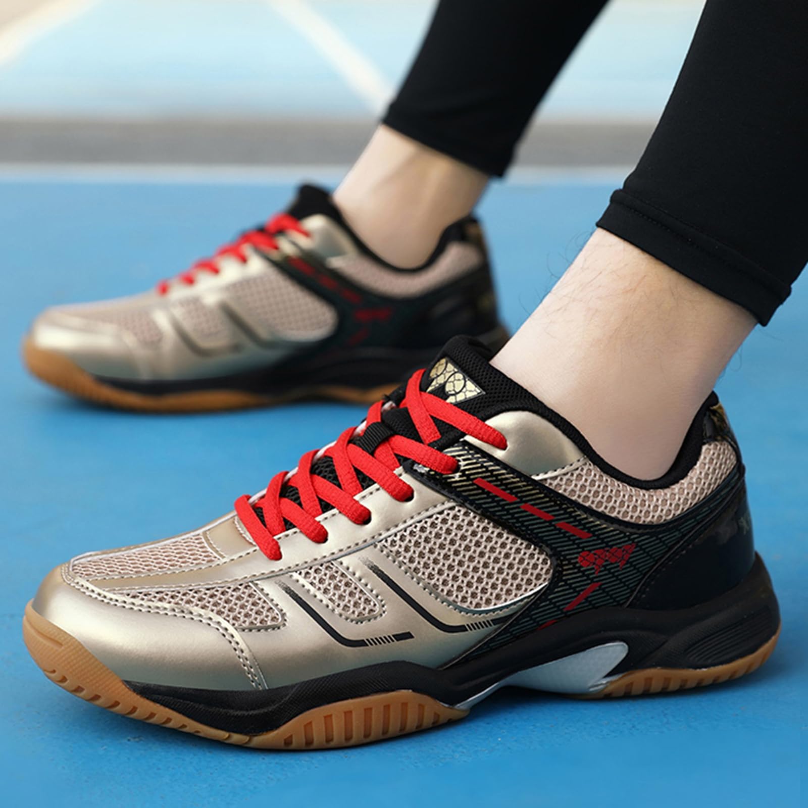 Zapatillas de tenis funcionales, ligeras, transpirables, zapatillas deportivas para mujer y hombre