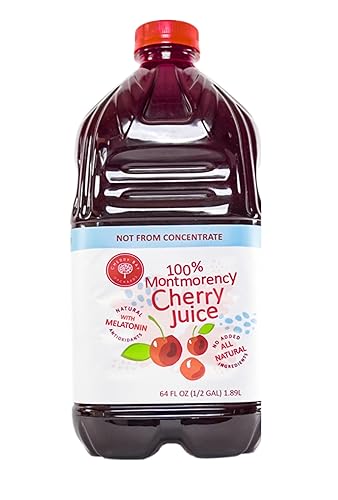 Miniatura 1 de Cherry Bay Orchards Jugo de cereza agria, botella de 64 onzas jugo de cereza 100% natural promueve la salud y el bienestar, combate la inflamación y