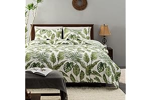 HORIMOTE HOME Tropical Leaf Bedding Set