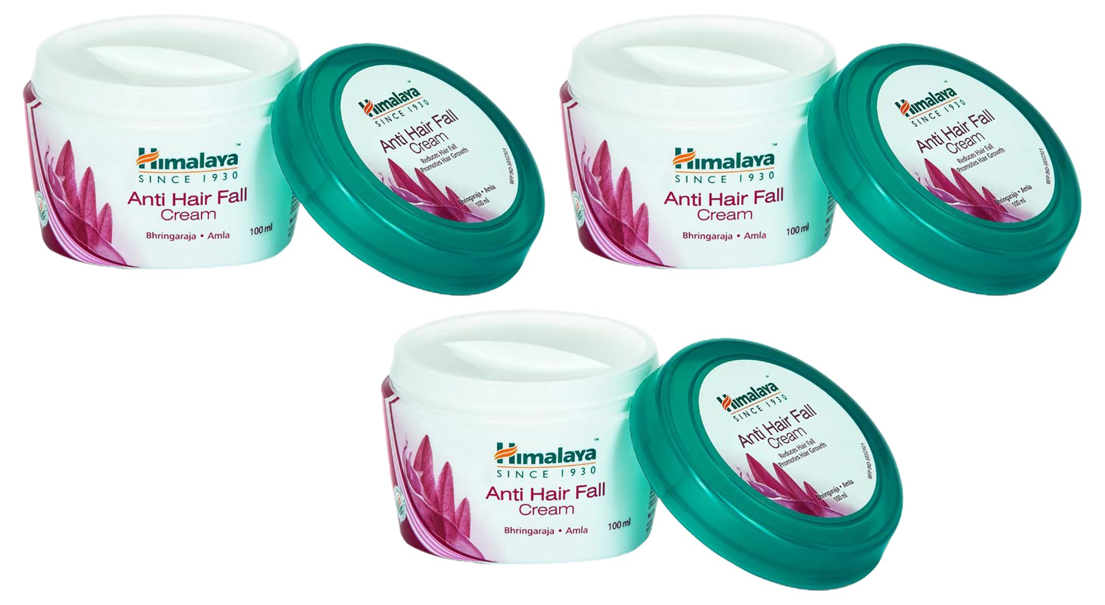 Himalaya Anti-Hair Fall Cream | Reduces Hair Fall & Improves Hair Conditioning | Non Sticky Oil Replacement Hair Cream | With Bhringraja & Amla | For Women & Men | 100ml (Pack of 3)-picture-41