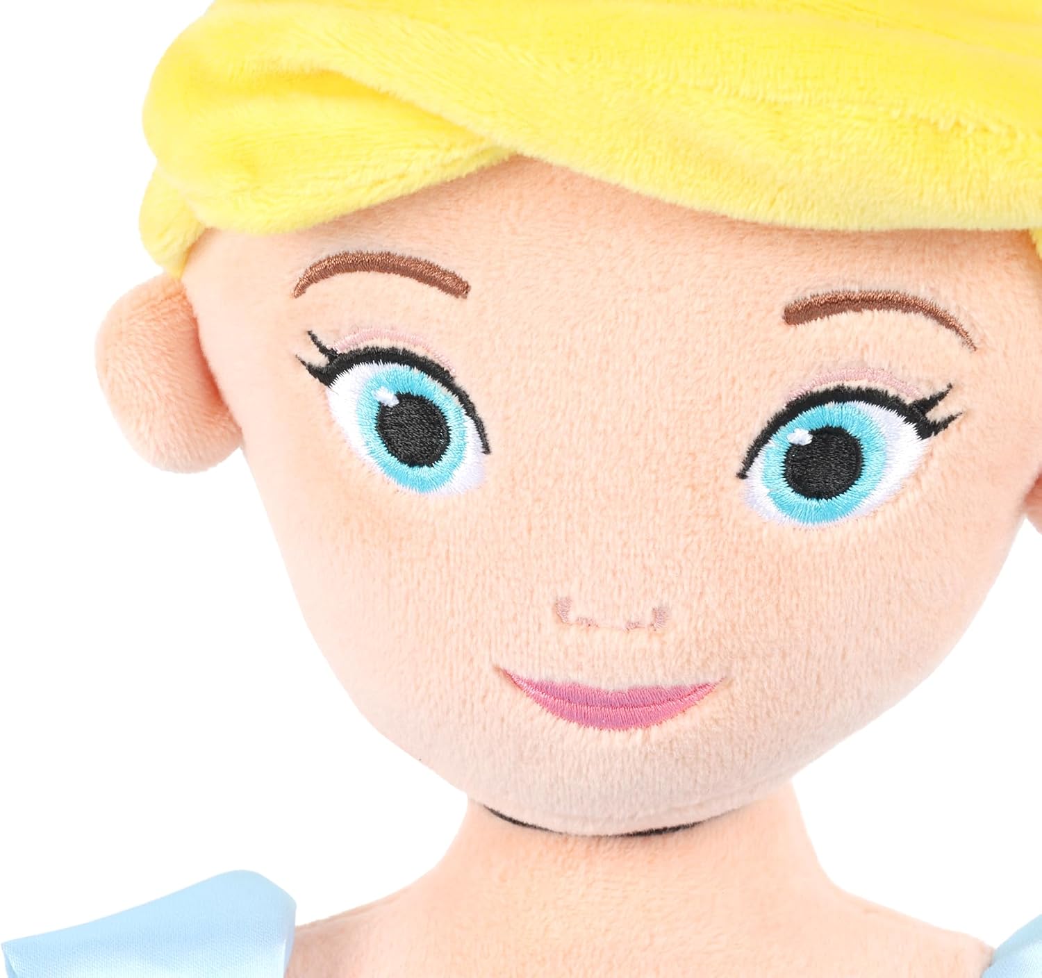 Jay Franco Kids Plush Pillow Buddy - 20 Inches Ultra-Soft Stuffed Plushie & Cozy Pillow, Official Licensed Product, Blue - Princess, Cinderella