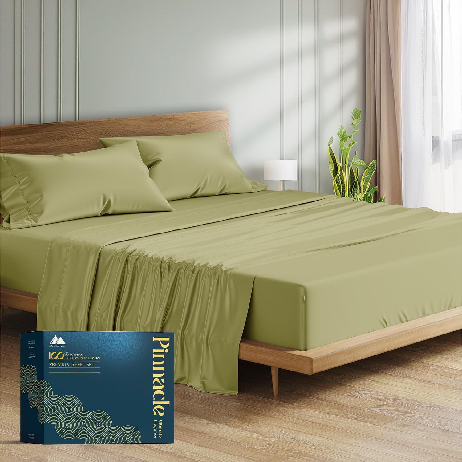 Mayfair Linen 1500 Series King Sheet Set