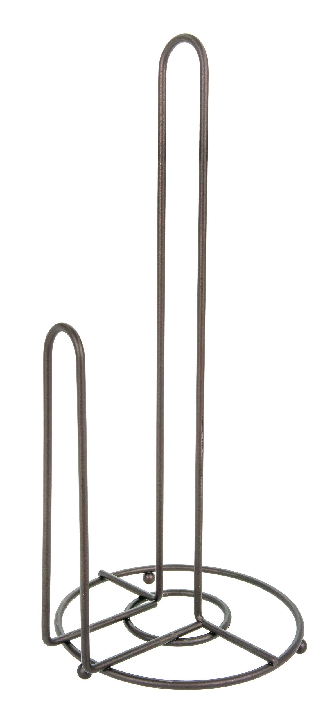 Paper Towel Holder Stand – Metal Quick Load Dispenser for Kitchen Countertops, Bronze Finish