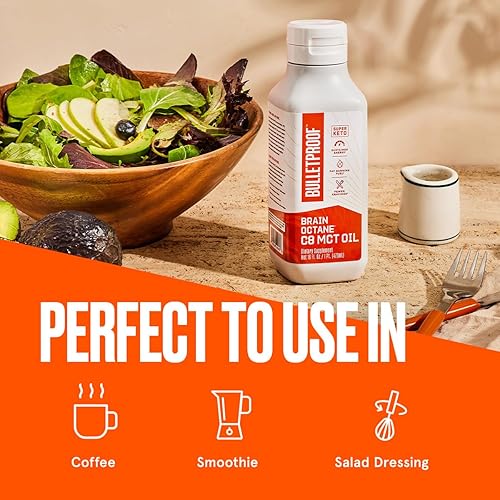 Miniatura 5 de Aceite Bulletproof QZOcC Brain Octane 16 onzas Paquete de 3