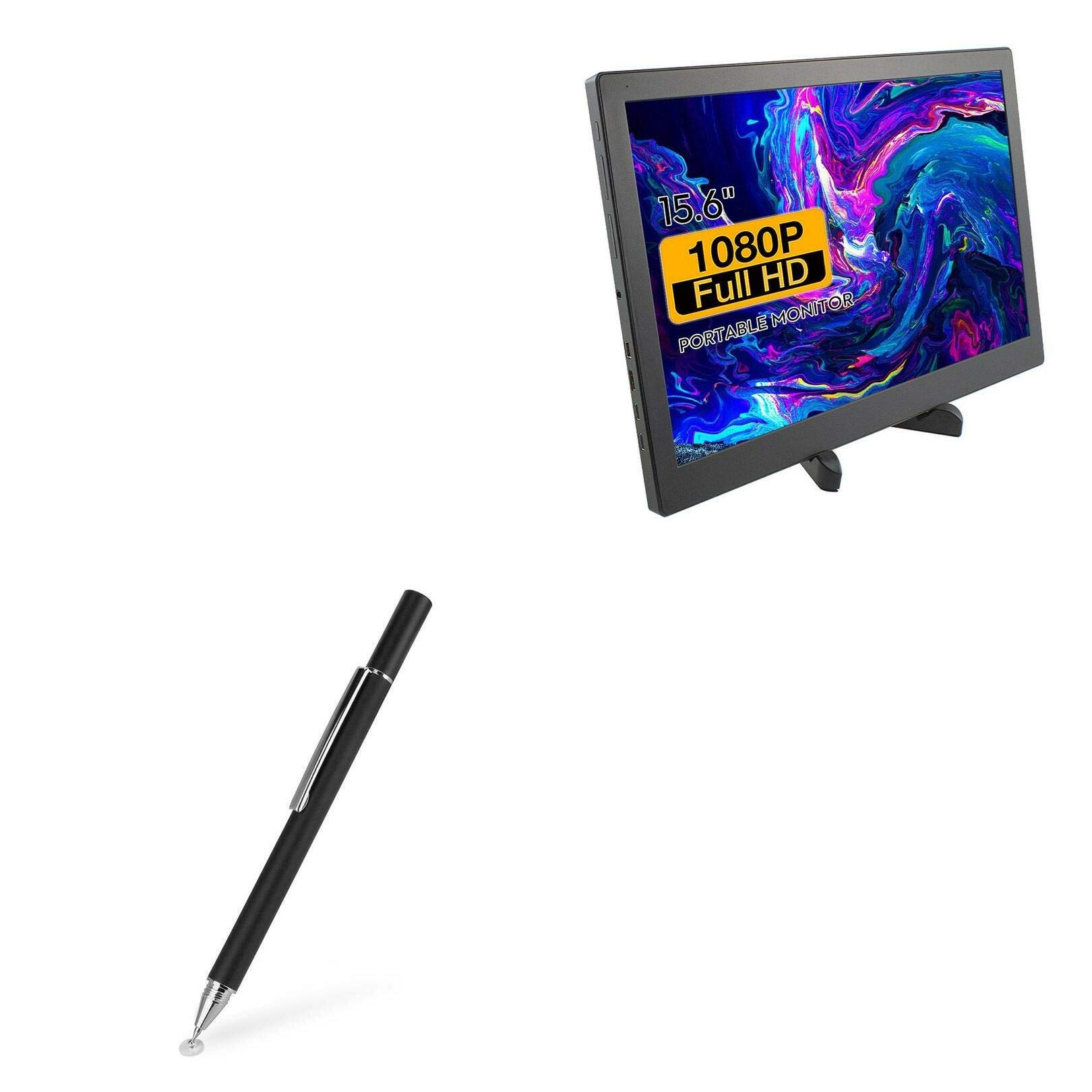 Elecrow MF156 Stylus Pen, BoxWave [FineTouch Capacitive Stylus] Super Precise Stylus Pen for Elecrow MF156 - Jet Black