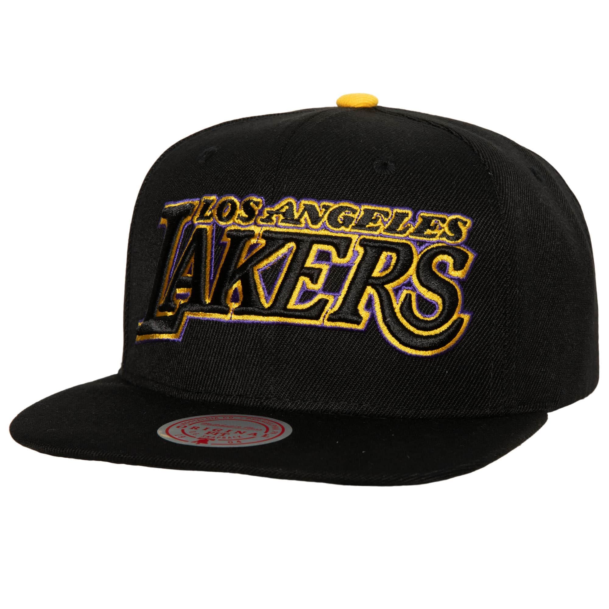 Mitchell & Ness NBA Snapback 2013 Draft Los Angeles Lakers Black, black, One Size