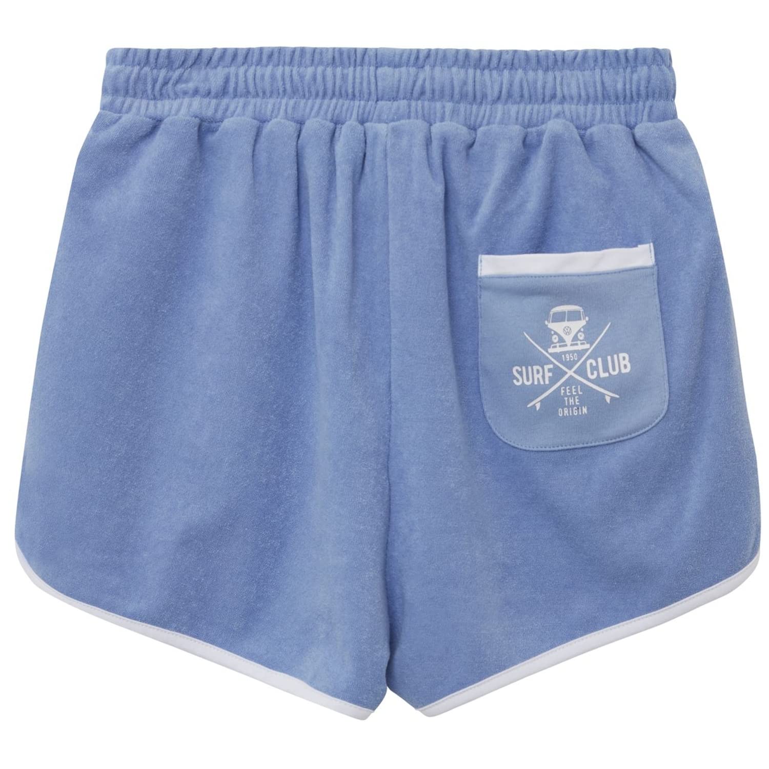 Van One Classic Cars Damen Surf Club Frottee Shorts, Lavender