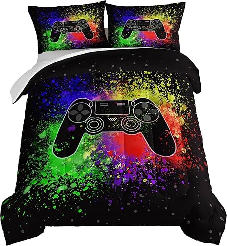 Miniatura 8 de HOSIMA Juego de edredón de tortuga marina, juego de edredón con temática de playa costera, tamaño Queen para decoración de habitación de niños,