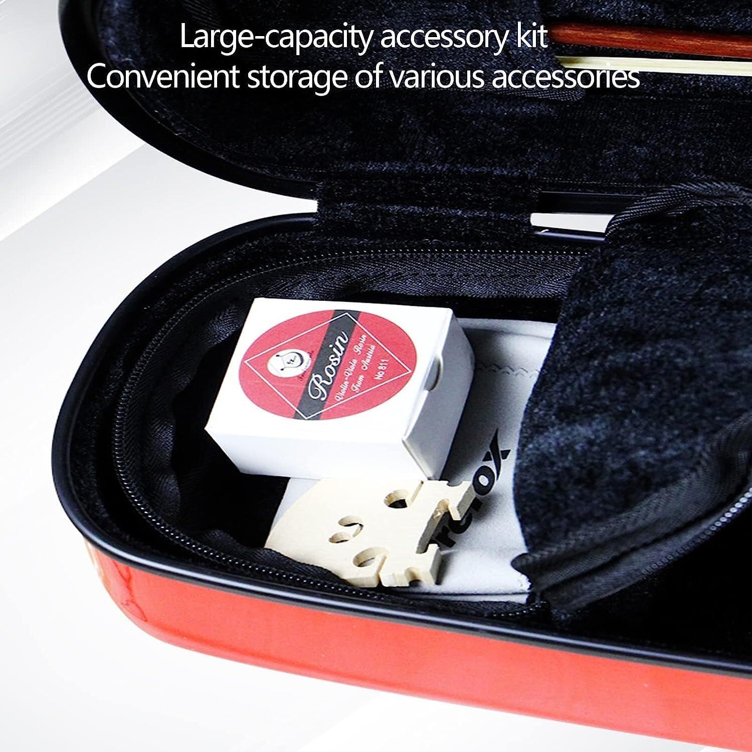 バイオリン、ケース、弓　1/2サイズ Amazon.co.jp: Boono バイオリン 弓ケース ビオラ チェロ 3種共用 2本