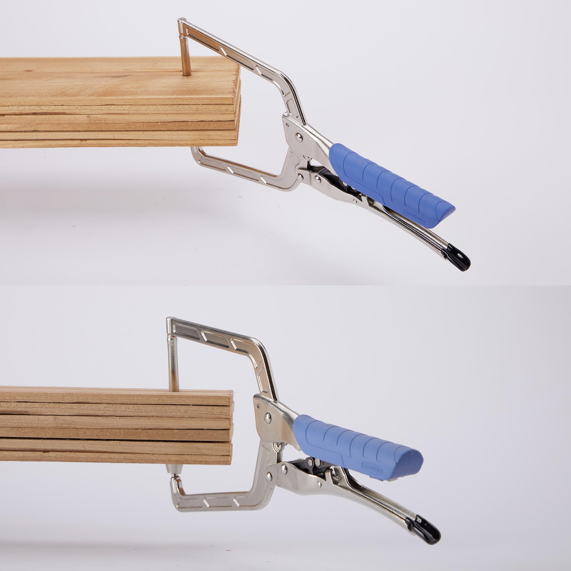 Abrazadera de esquina autoajustable de 90 grados (abrazadera de agujero de bolsillo autoajustable)