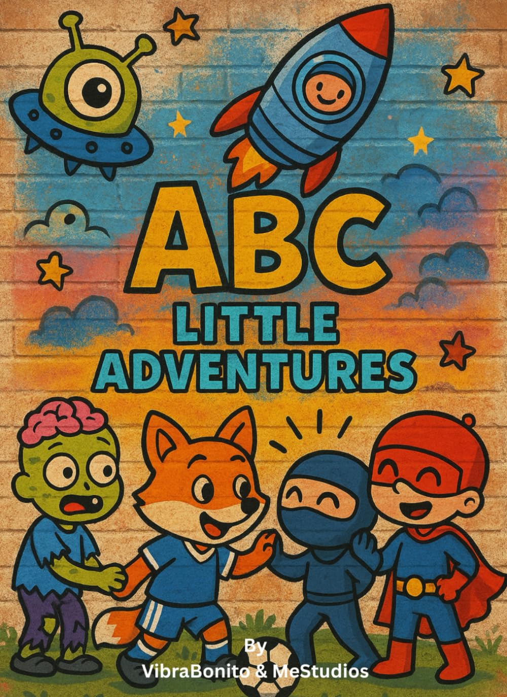 ABC Little Adventures A Bilingual Coloring Book