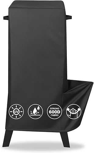 QuliMetal Funda para ahumador eléctrico Pit Boss Serie 3 – Cubierta para parrillas Pit Boss PBV3G1 Ahumador vertical 600D resistente al agua,