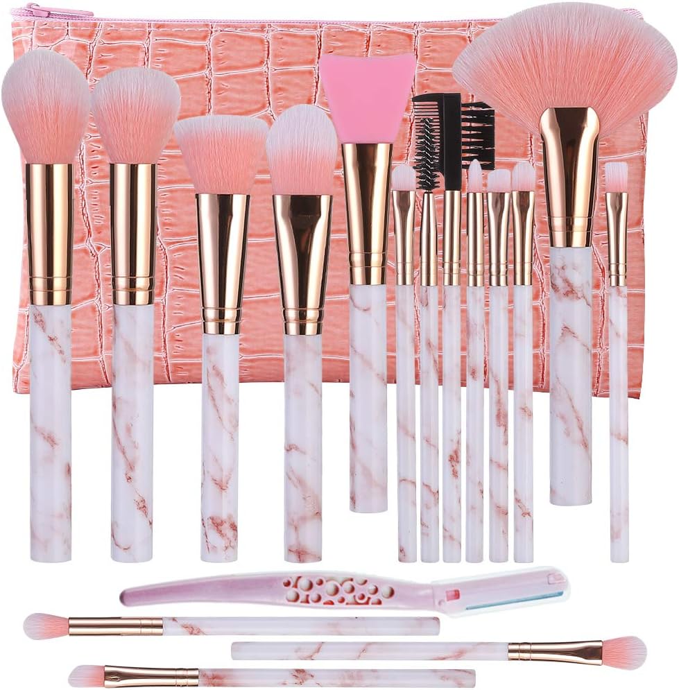 Make Up Brushes DUAIU Premium Synthetic Foundation Eyeshadow Contour