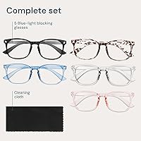 Vista 7 de Gaoye Blue Light Glasses for Men - Blocking Square Eyeglasses, Anti UV Ray Computer Gaming Glasses Blue Blockers for Women