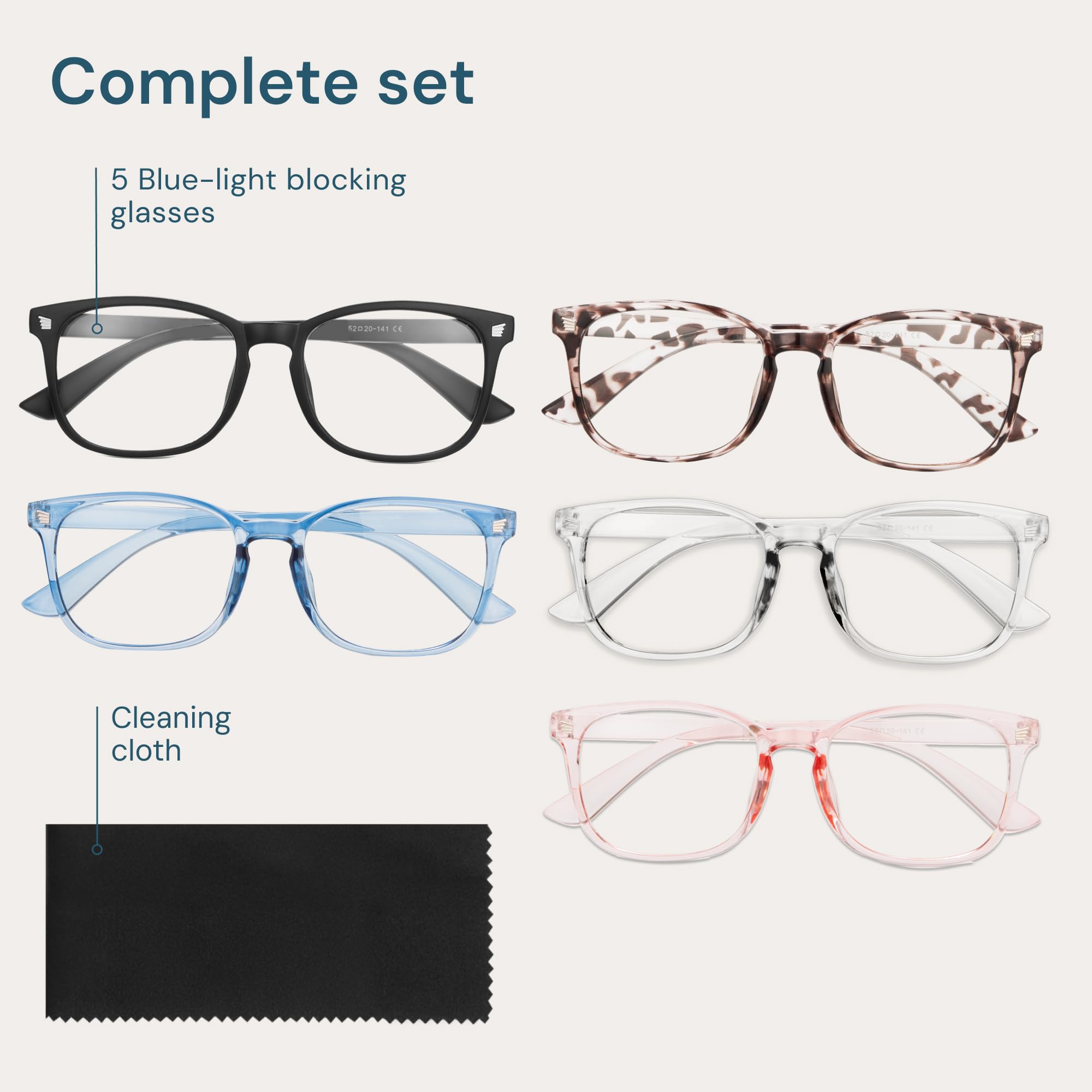 Gaoye Lentes de bloqueo de luz azul, anteojos falsos cuadrados de moda, antirrayos UV, lentes para juegos de computadora, bloqueadores azules para mujeres/hombres