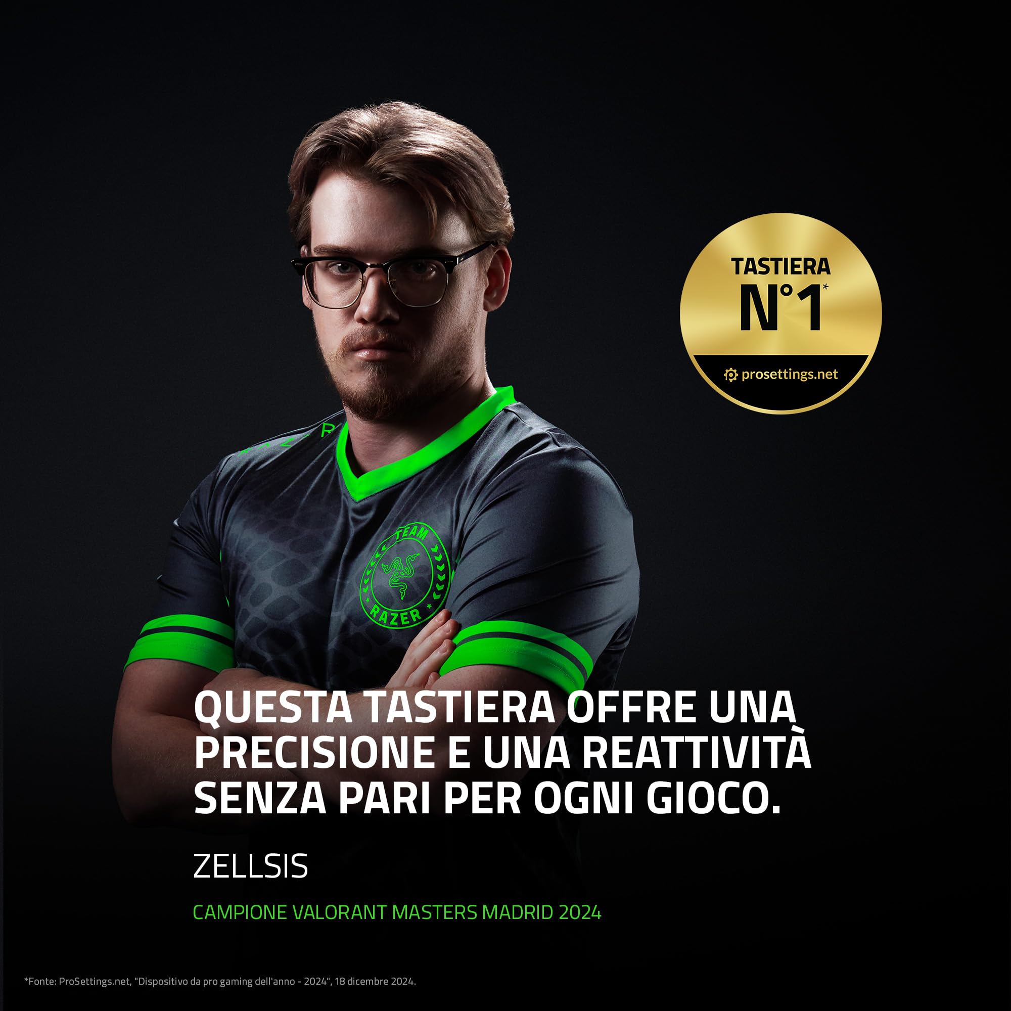 Razer Huntsman V3 Pro Mini - Tastiera analogica ottica E-Sport formato 60% - Snap Tap e Rapid Trigger (Interruttori ottici analogici Gen-2, Copritasti in PBT Doubleshot) US-Layout | Nero - 3