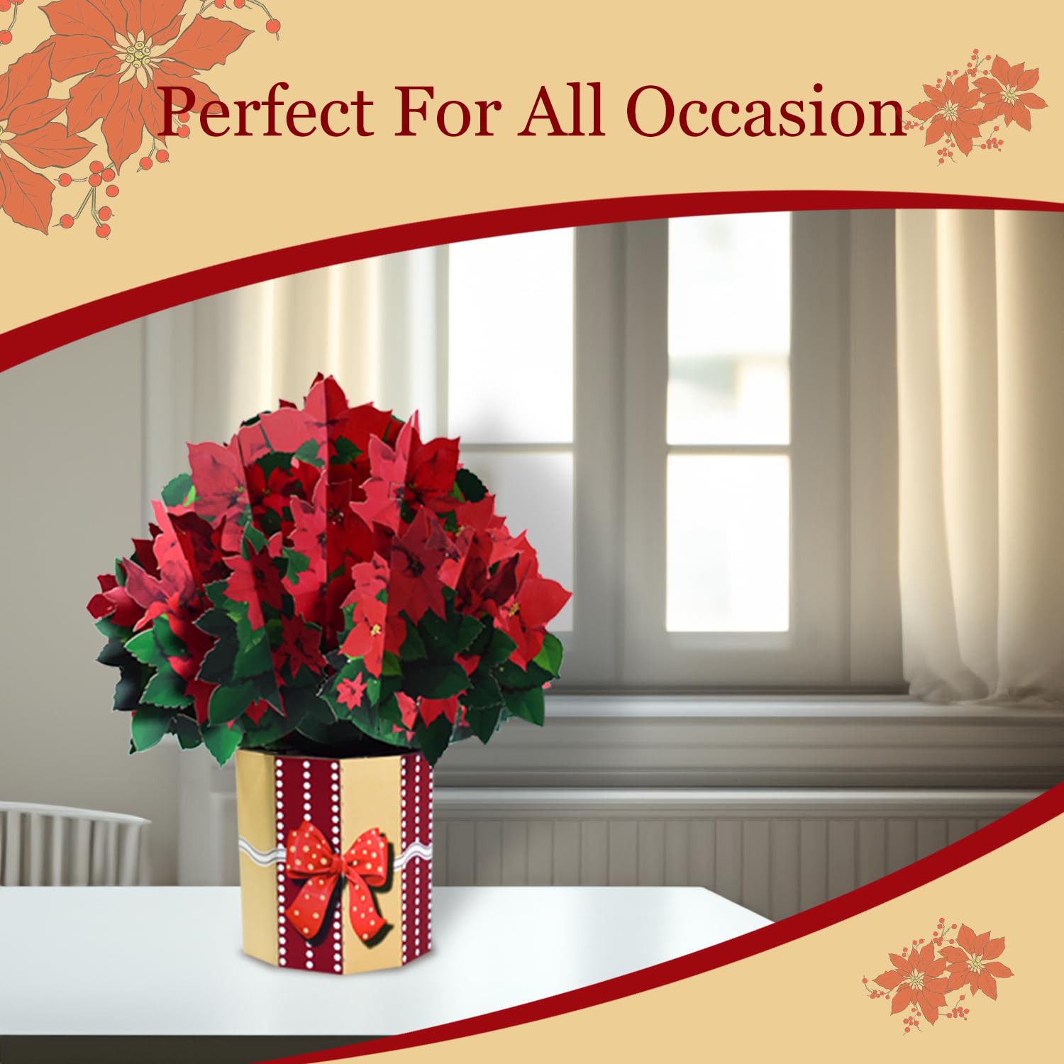 Magic Ants 3D Pop Up Christmas Card With Lights And Music – Festive Merry Christmas & Happy New